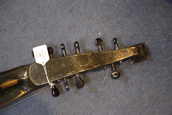 A Regency guitar lute, by Barry, London, c.1820, 94.5cm long